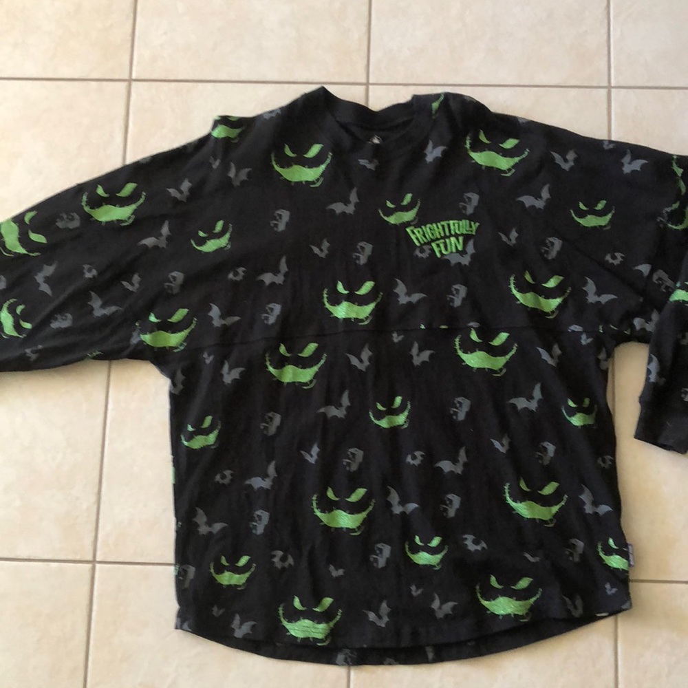 Disney World Oogie Boogie Nightmare Before Christmas Long Sleeve Shirt XL